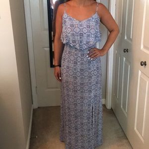 Blue maxi dress
